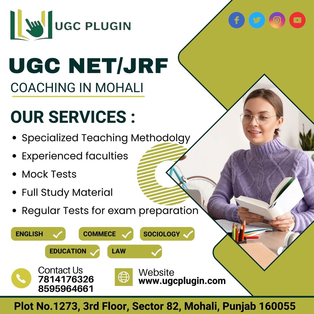 UGC NET Coaching in Mohali | UGC Plugin - Mohali