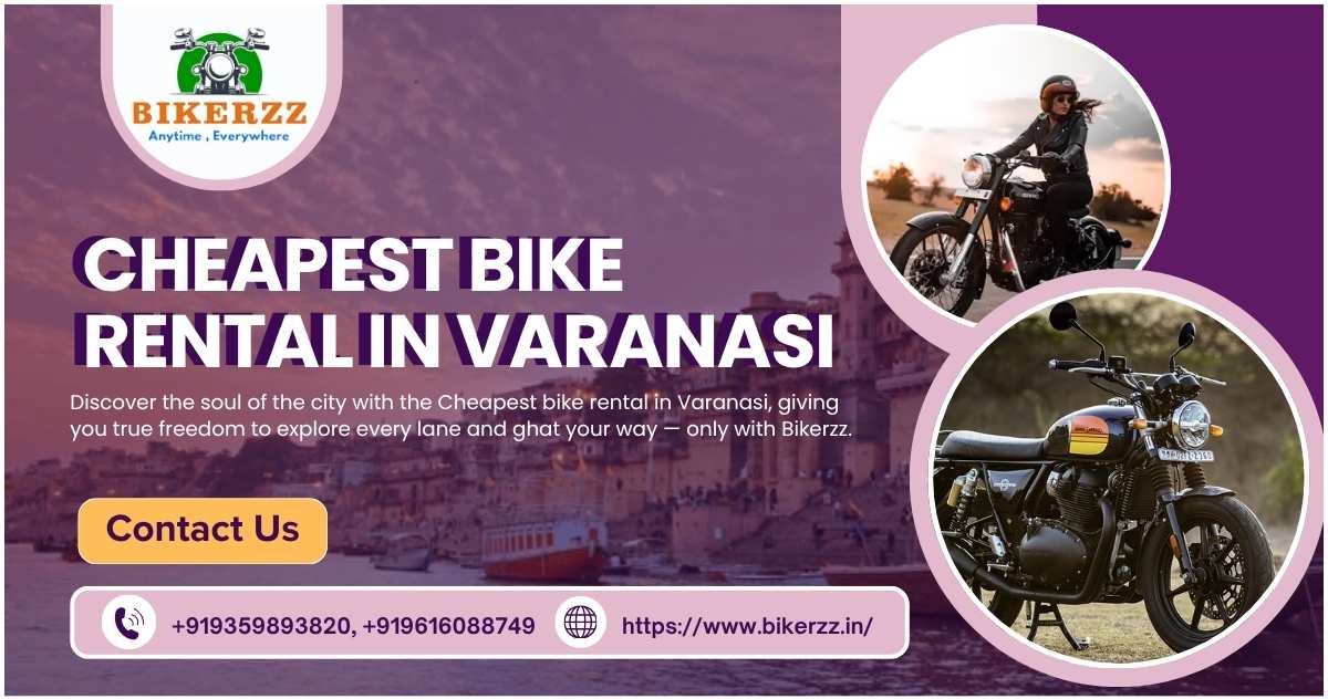 Feel the city pulse via the cheapest bike rental in Varanasi - Varanasi