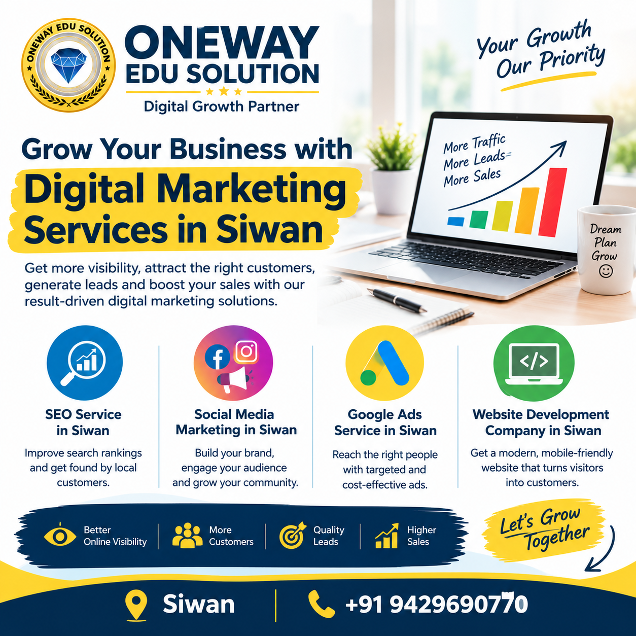 Grow Your Business with the Right Digital Marketing Services in Siwan - Dehradun