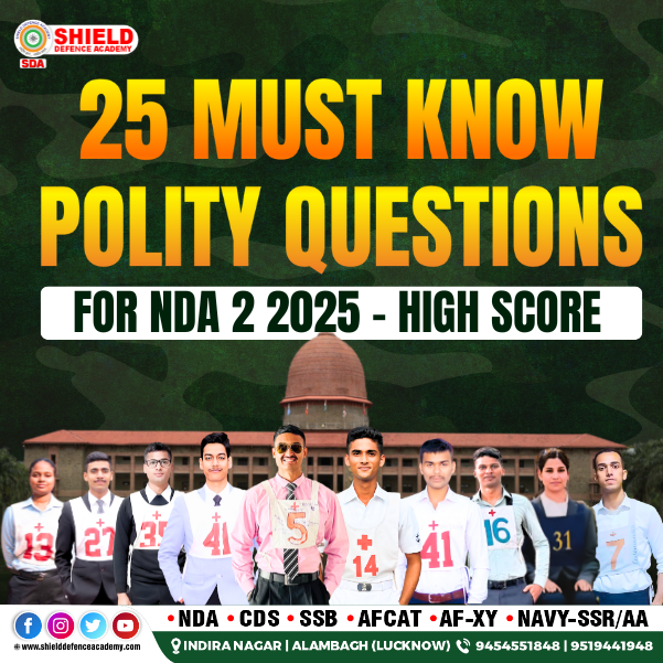 best NDA coaching in lucknow : 25 Must Know Polity Questions
