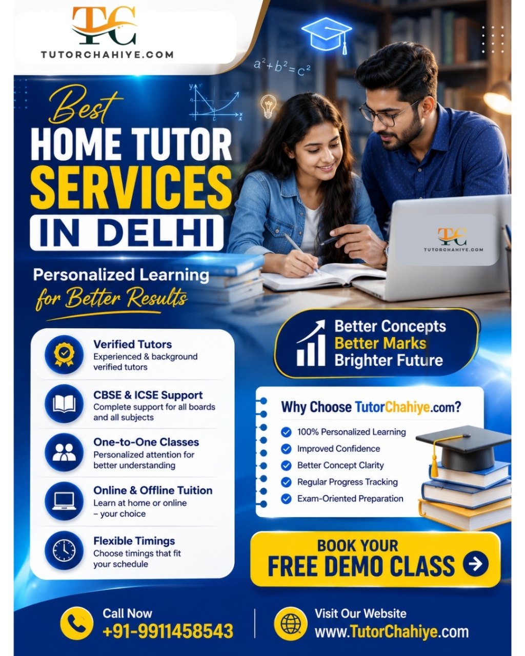 Best Home Tutor Services in Delhi | Verified Tutors for Personalized Learning - Noida