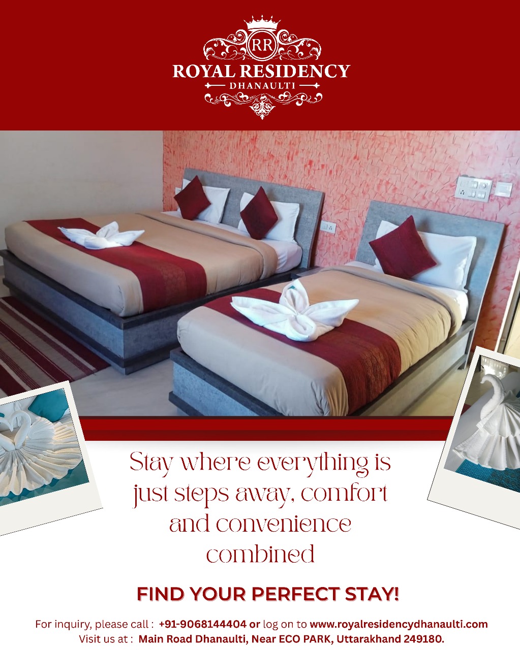 Royal Residency- A Comfortable Stay at the Best Hotel in Dhanaulti - Dehradun