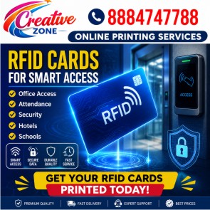 Order Premium RFID Cards | Online Printing Services | pvc  RFID Cards | 501 - Bangalore