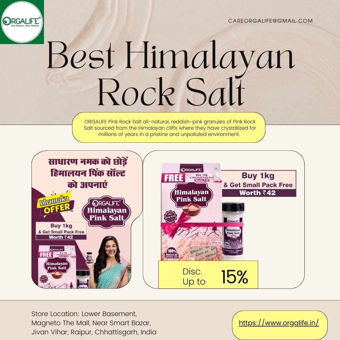 Buy Himalayan Rock Salt Online - Raipur