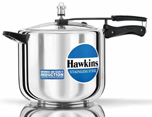 Hawkins D40 Pressure Cooker, 10 Litre, Silver – Extra Large Capacity Cooker for Commercial & Bulk Cooking - Hyderabad