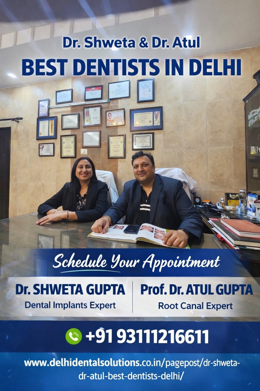 Dr Shweta & Dr Atul, Best Dentists in Delhi, from Kamniyata Dental Solution - Delhi
