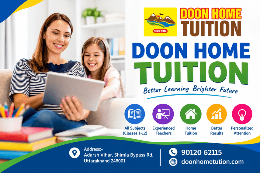 Build Stronger Academic Confidence With Home Tuition in Dehradun - Dehradun