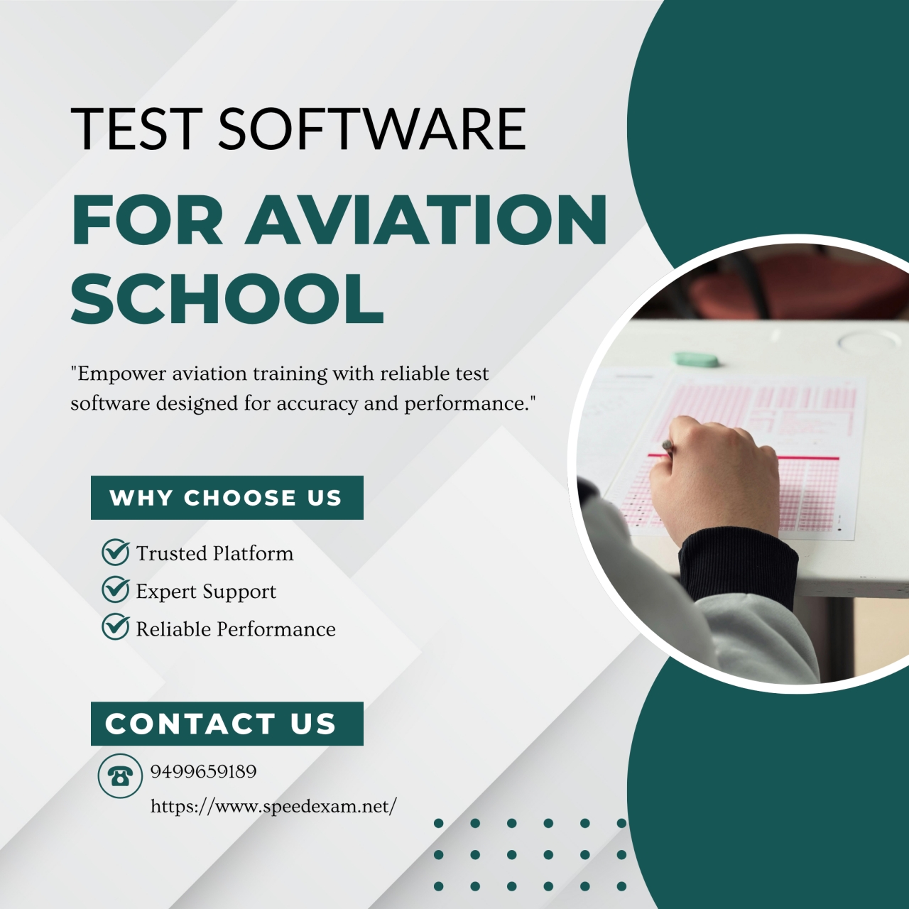 Test Software for Aviation School Exams and Training - Hyderabad