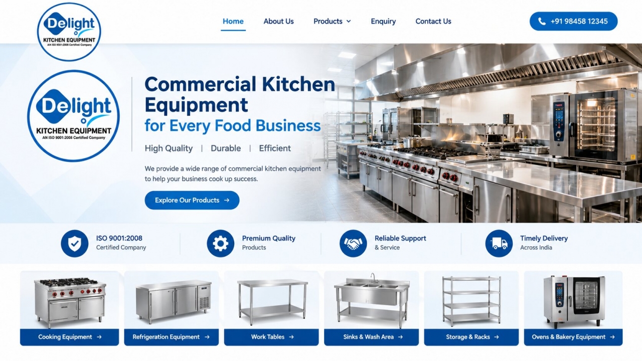 Restaurant and Hotel Kitchen Equipment - Delhi