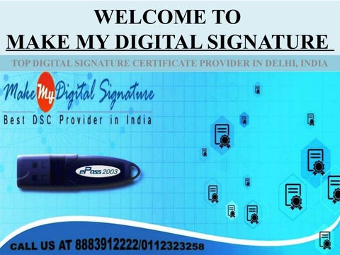 Online digital signature services for dgft - Delhi