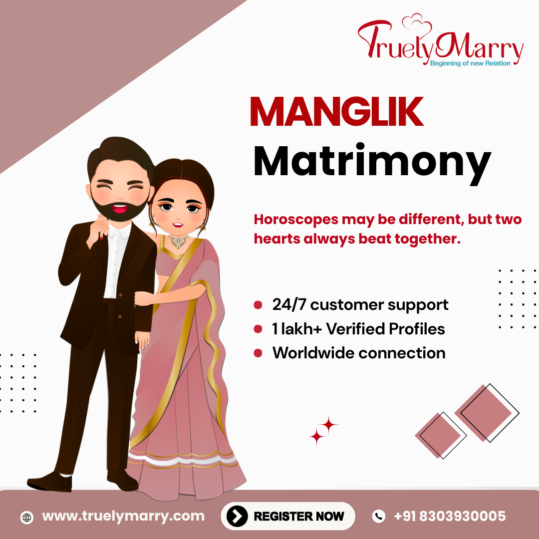 No.1 Manglik Matrimony Site | TruelyMarry - Lucknow
