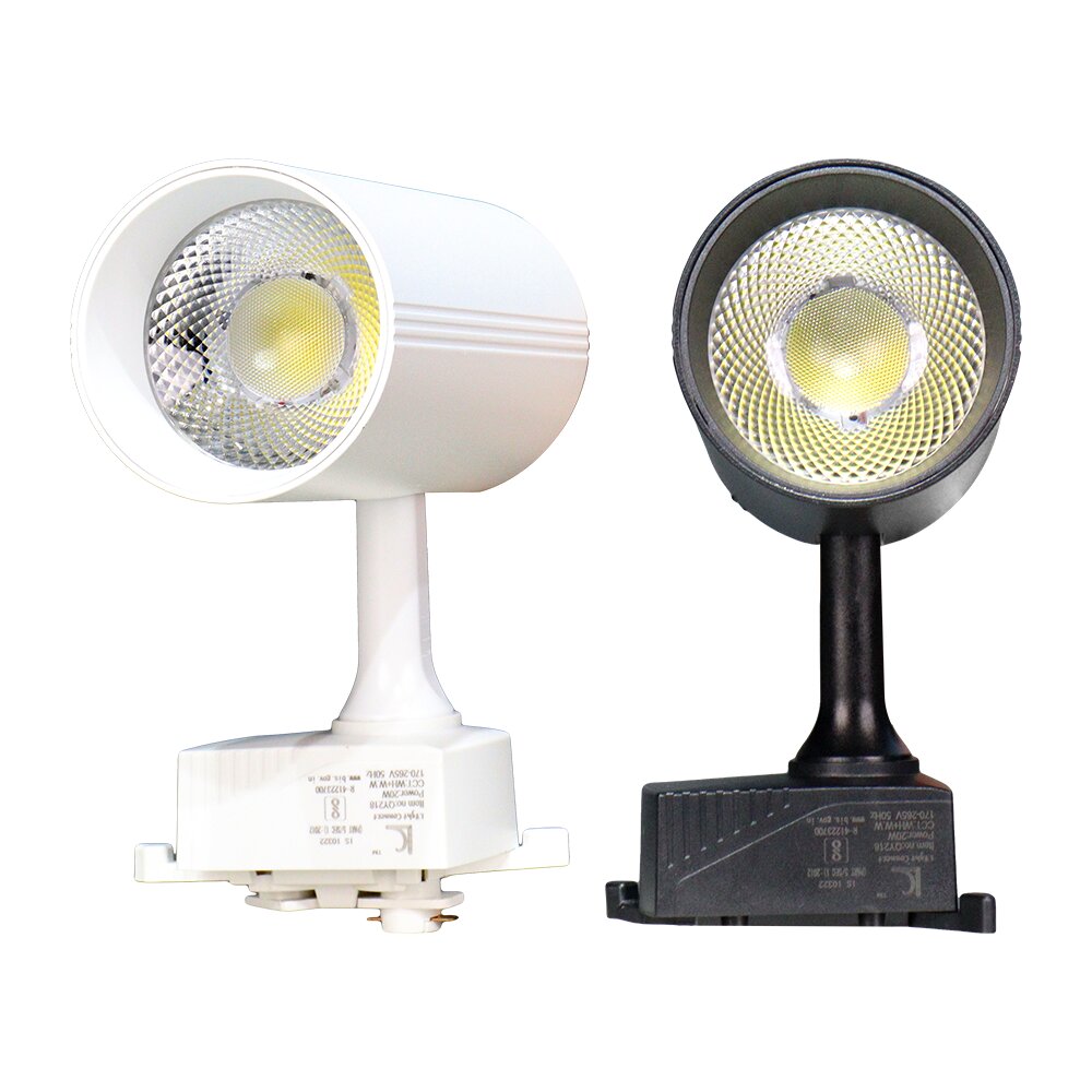 Black & White Surface Track Light for Homes, Shops and Offices | Light Connect - Delhi