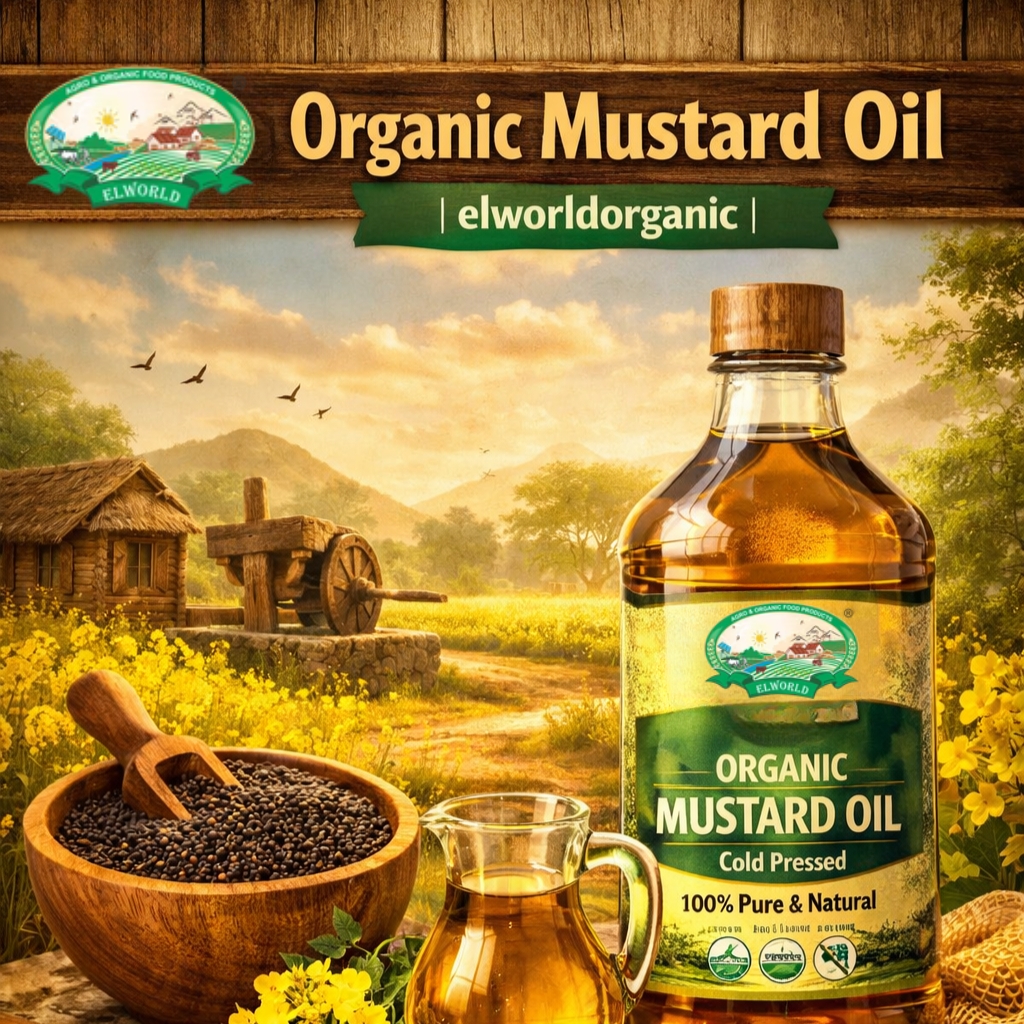 Organic Mustard Oil | elworldorganic - Delhi
