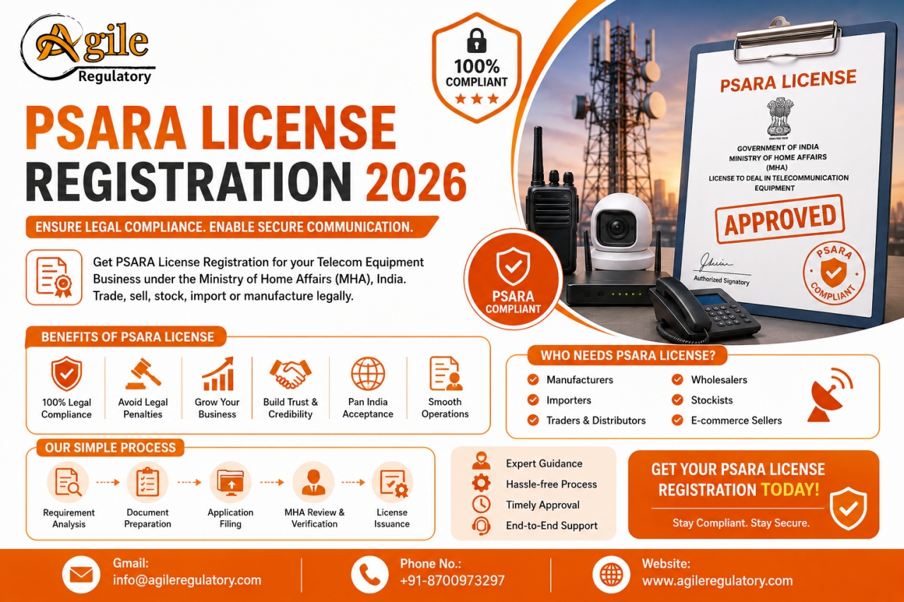 PSARA License Registration in India – Fast Approval for Security Agencies - Noida