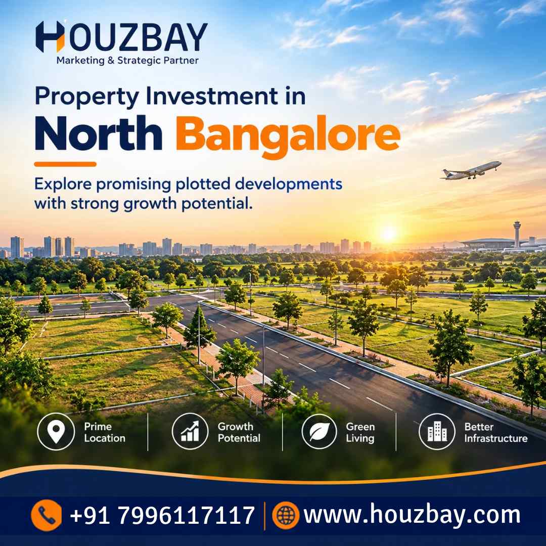 Property Investment in North Bangalore | Houzbay plotted developments in Bangalore - Bangalore
