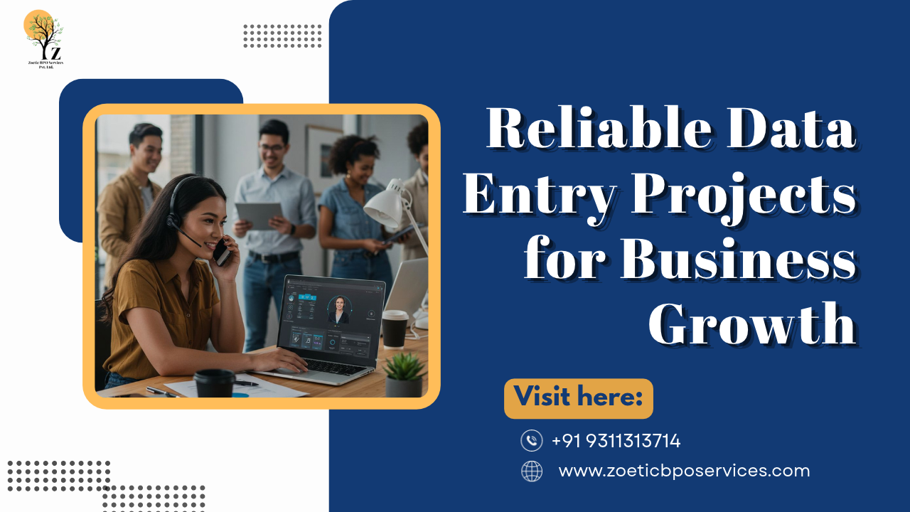 Offline Data Entry Projects in Noida | Zoetic BPO Services - Noida