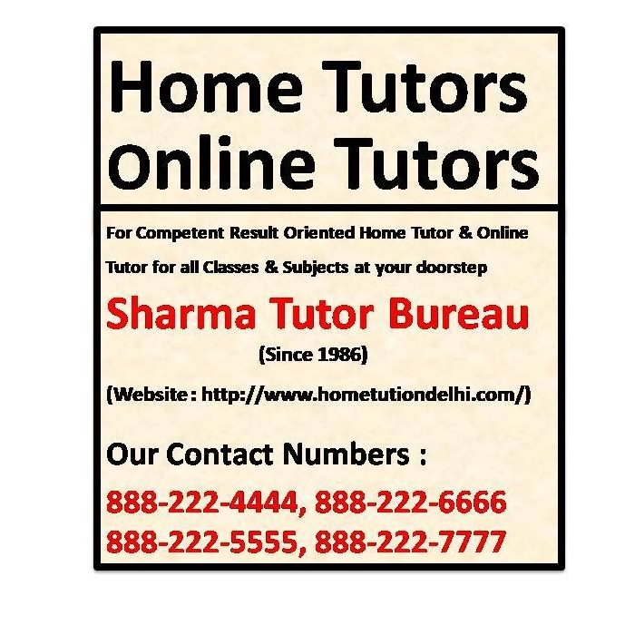 Tuition Tutor Chanakya Puri - Delhi