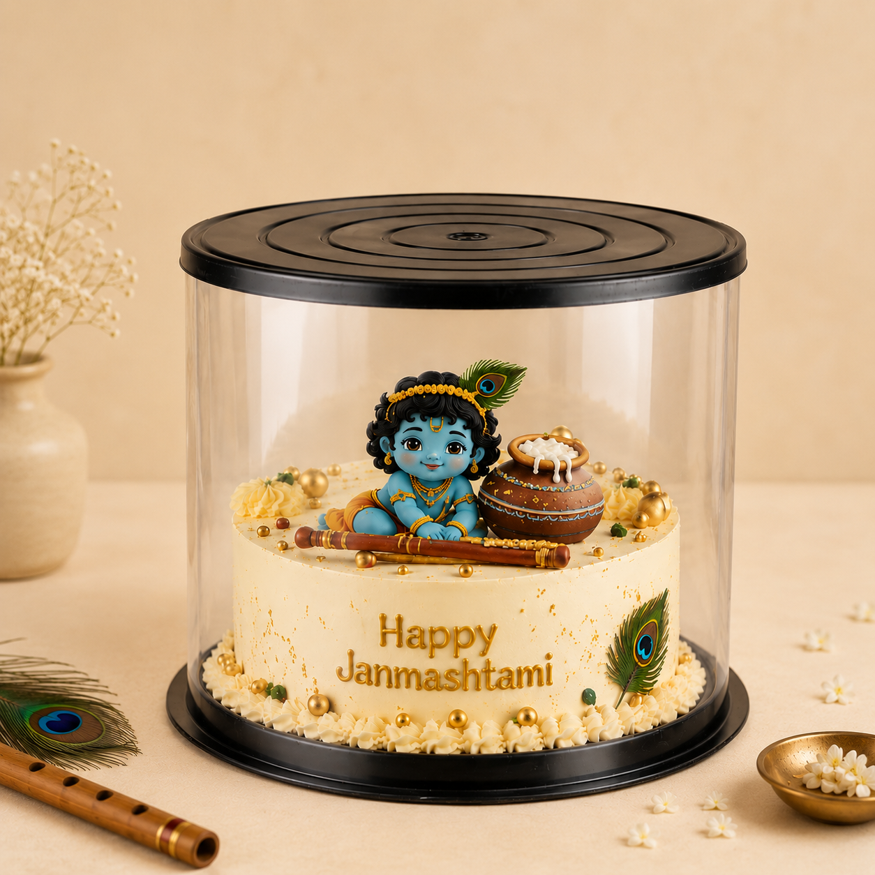 Clear Cake Boxes for Janmashtami Celebrations: Pack Festive Cakes and Sweets Beautifully with Exciting Bulk Order Offers - Noida