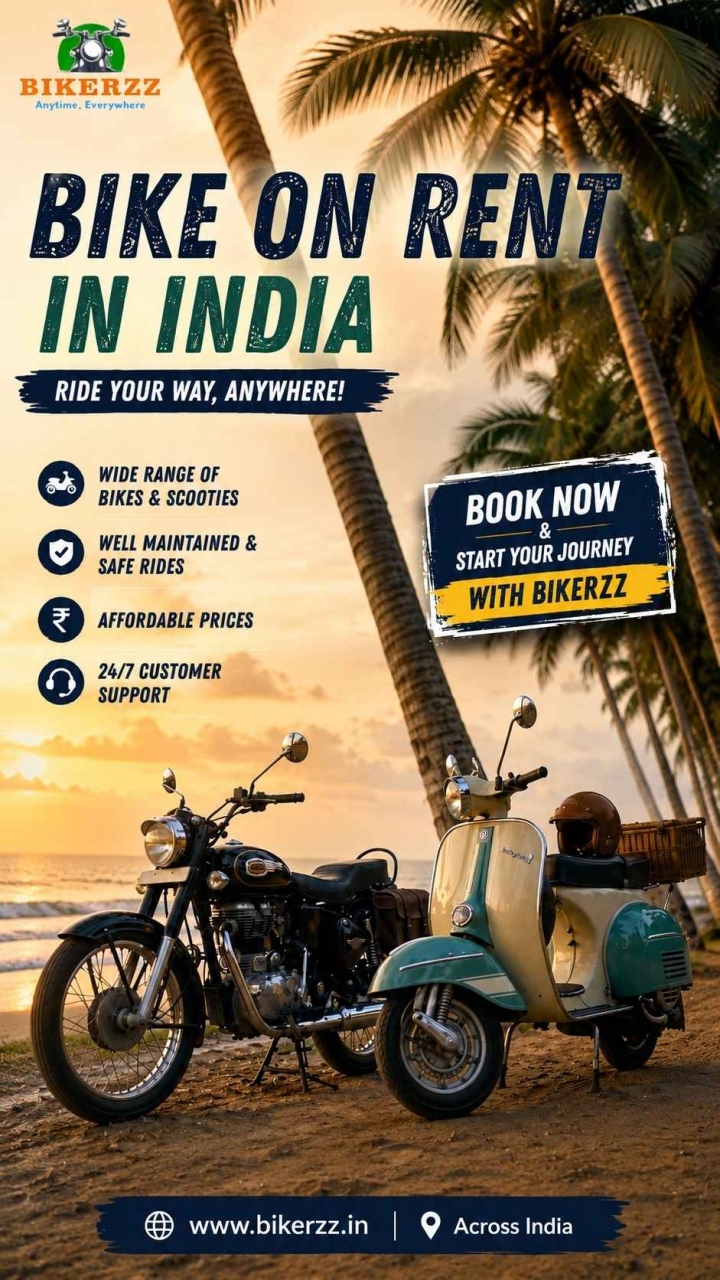 Bike & Scooter Rentals in Varanasi from bikerzz - Varanasi