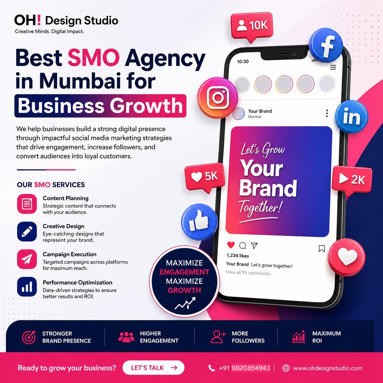 Social Media Management Agency in Mumbai | OH! Design Studio - Mumbai