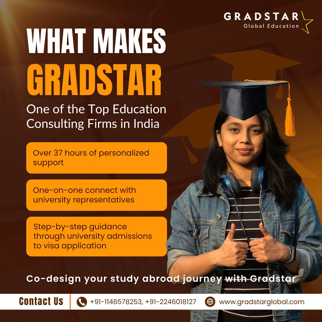 India’s Most Recommended Overseas Education Consultancy — Gradstar - Delhi