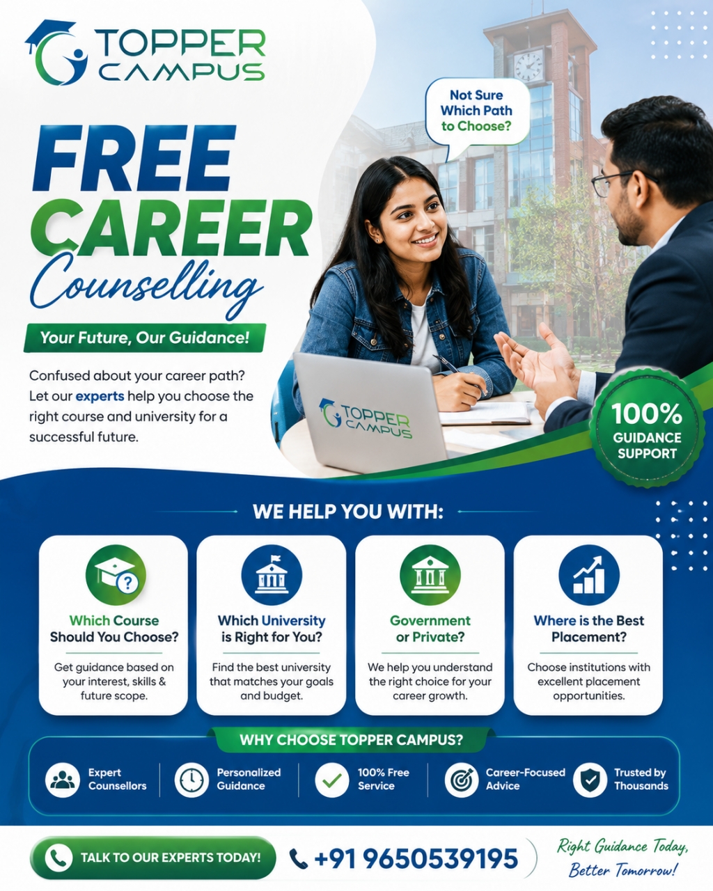 Free Career Counselling for College & University Admissions 2026 - Dehradun