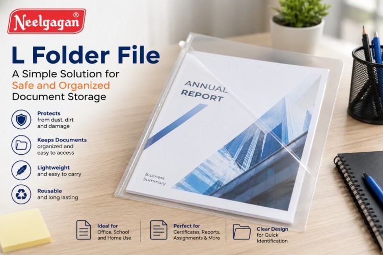 L Folder File for Easy Document Organization | Neelgagan	 - Delhi