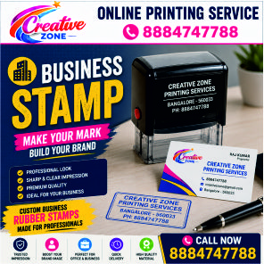 Online Service Rubber Stamp | Delivery same day | Online Service | Rubber Stamp | 501 - Bangalore