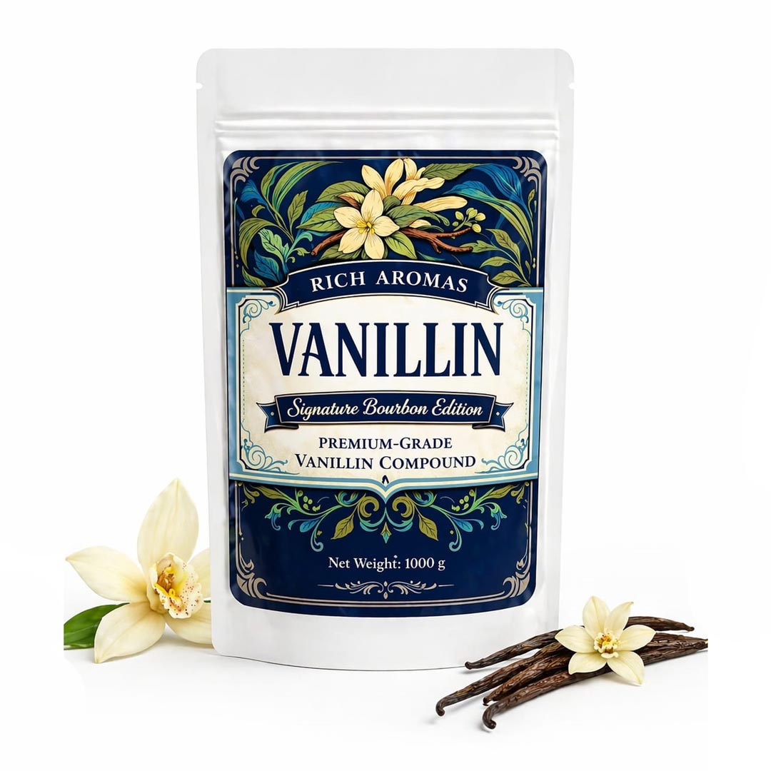 Vanilla Flavour Ingredients for Confectionery Manufacturing - Rich Aromas - Mumbai