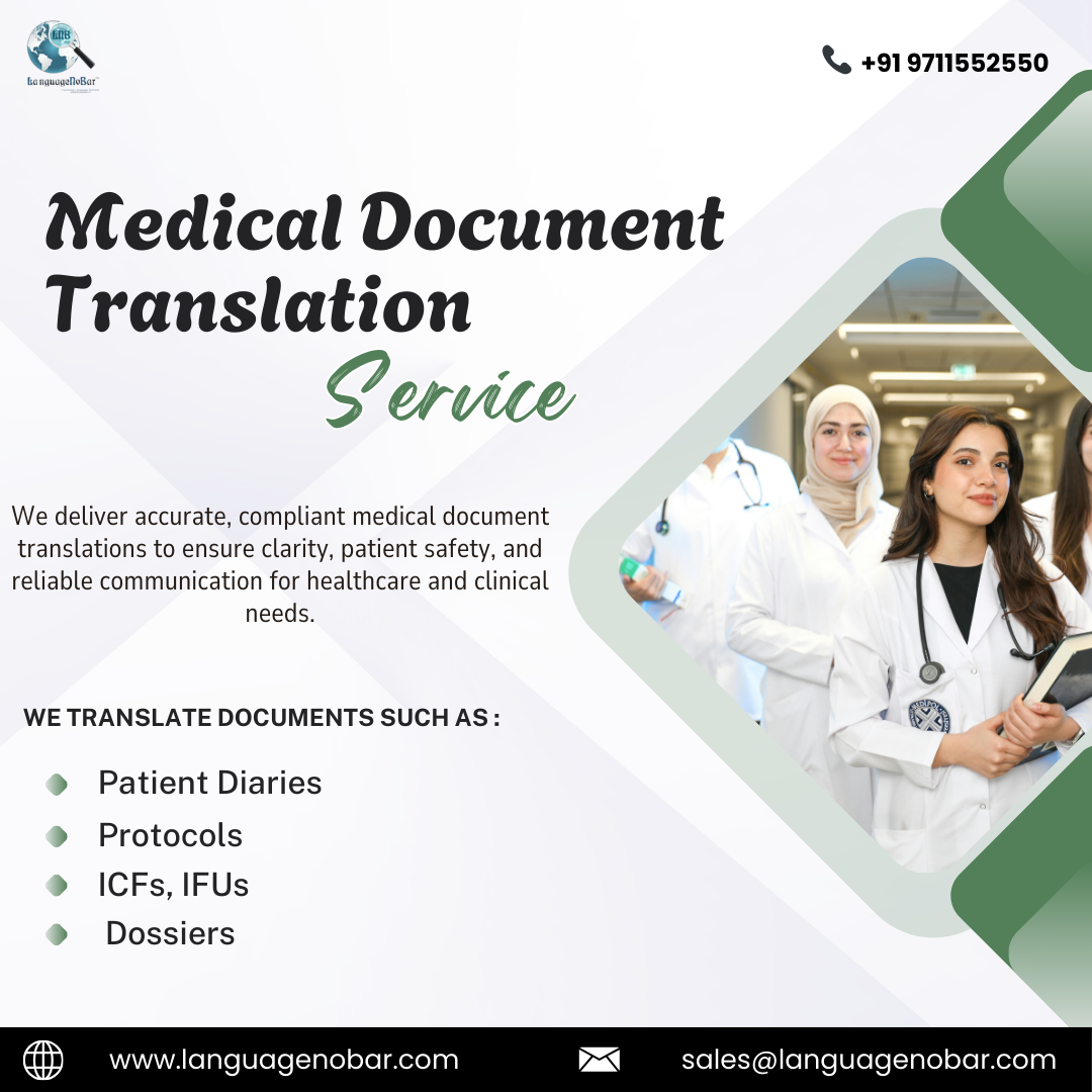 Accurate & Reliable Medical Document Translation Services