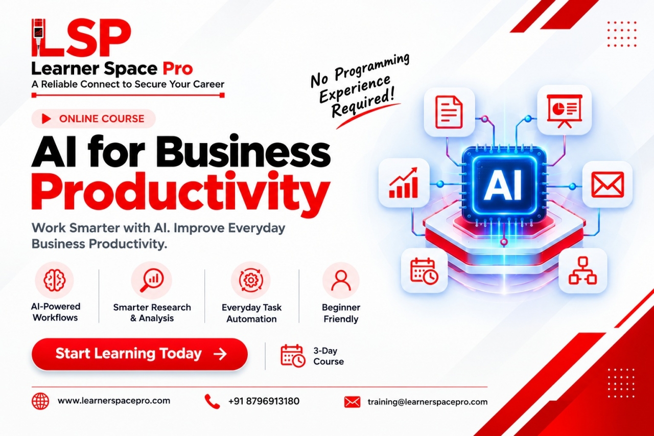 AI for Business Productivity Course – Practical AI Training for Professionals - Noida