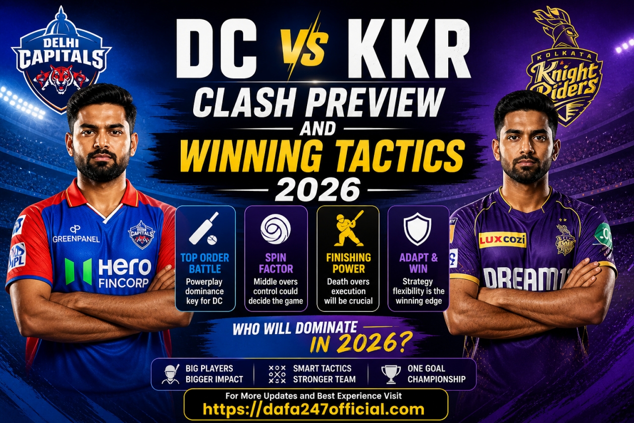 DC vs KKR Clash Preview and Winning Tactics 2026 - Delhi
