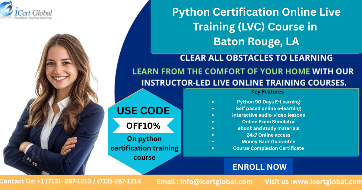 Python Certification Training Course in Bangalore - Bangalore