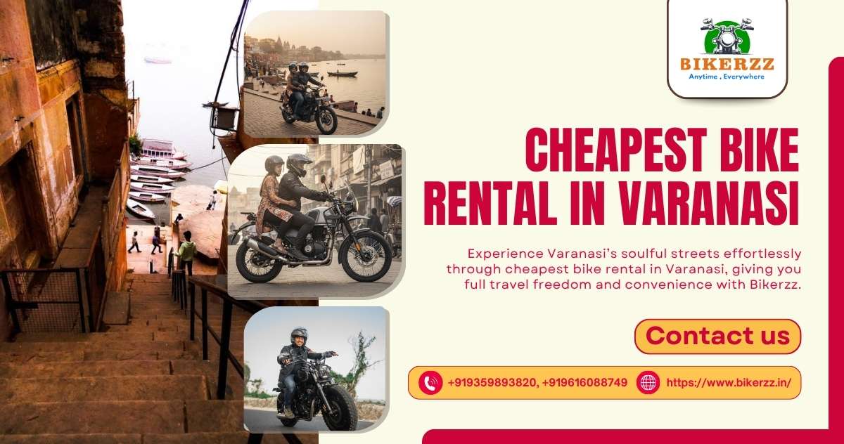 Let the city guide through cheapest bike rental in Varanasi - Varanasi