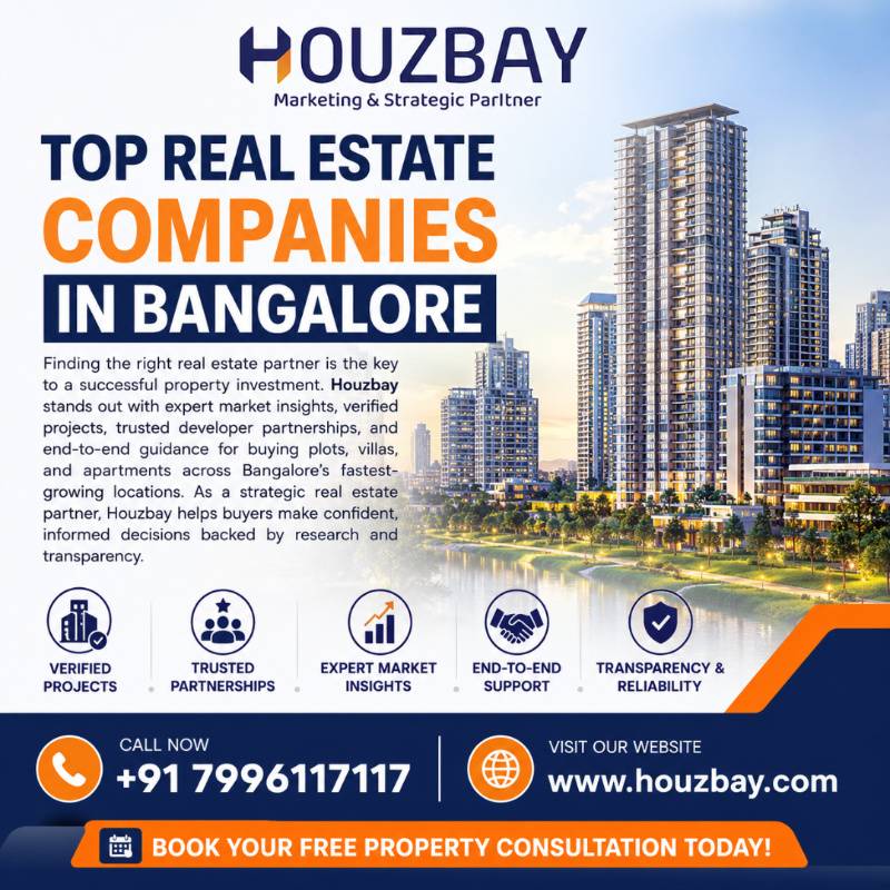 Top Real Estate Companies in Bangalore | Houzbay - Bangalore