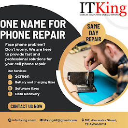 ITking - Refurbished phones | iPhone Repair | Computer Repair | Mobile Repair Shop in Te Awamutu | Tekuiti | Taumarunui - Nashik
