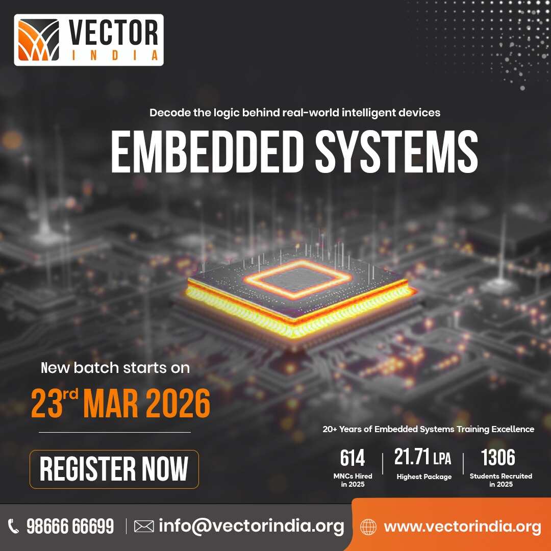 Embedded Systems Training in Bangalore | Vector India - Bangalore