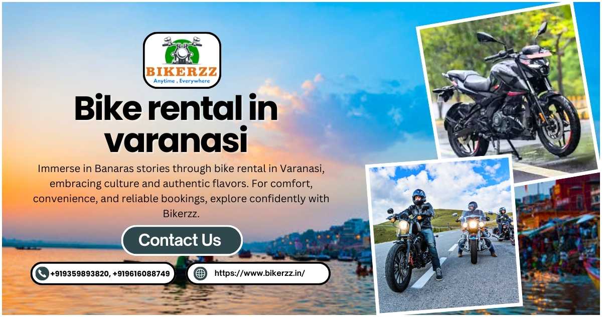 Eternal charm awaits with bike rental in Varanasi for seekers - Varanasi