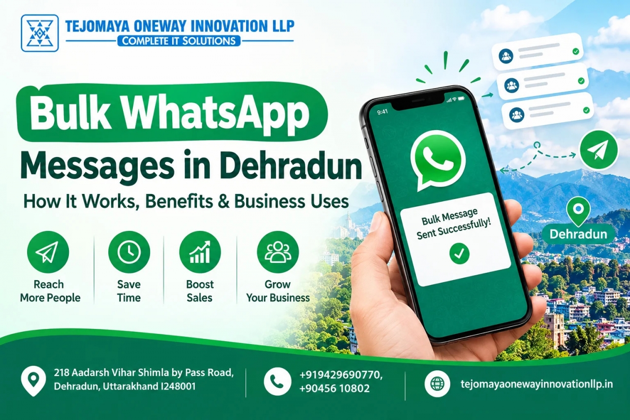 Bulk WhatsApp Messages in Dehradun |  How It Works, Benefits & Business Uses - Dehradun