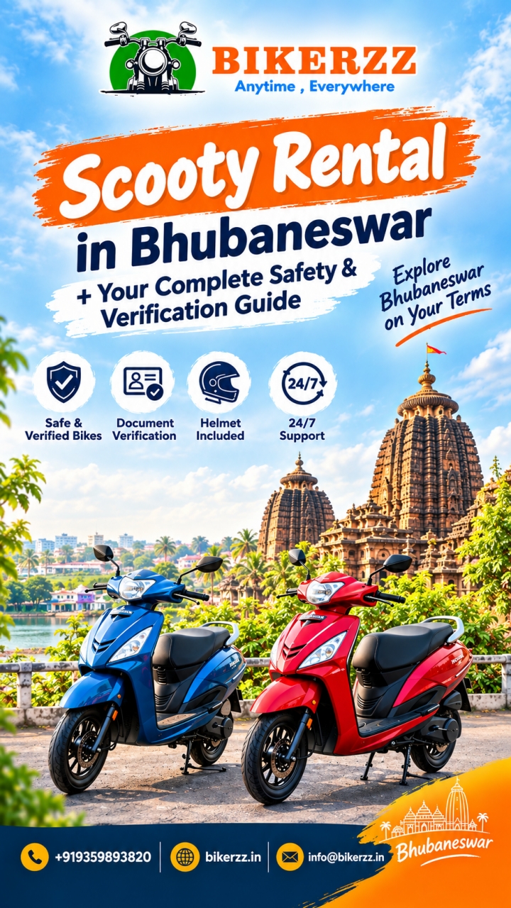 Scooty Rental in Bhubaneswar – Safe & Reliable Rental Service - Noida