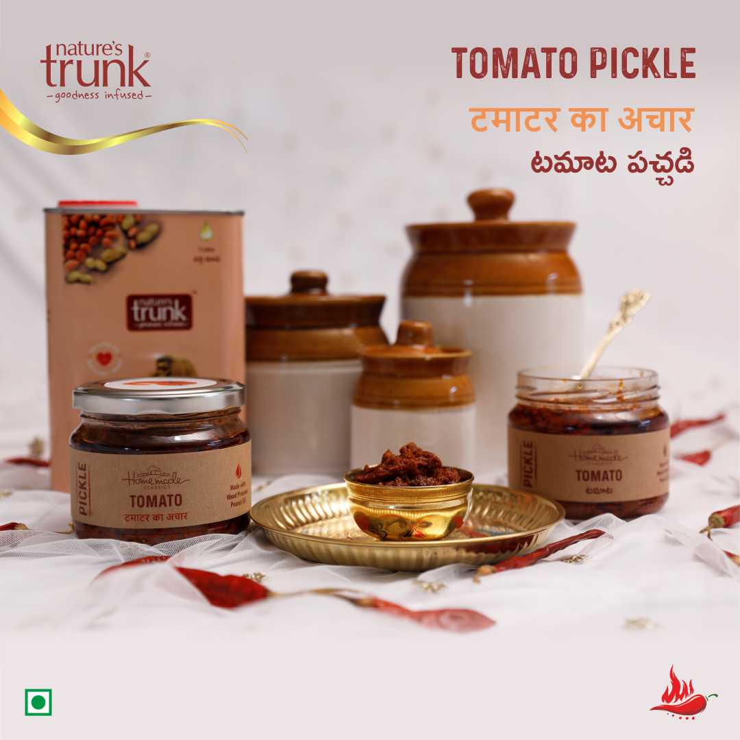 Nature's Trunk tomato pickle "A Burst of Flavour The Magic Of Homemade Tomato Pickle" - Hyderabad