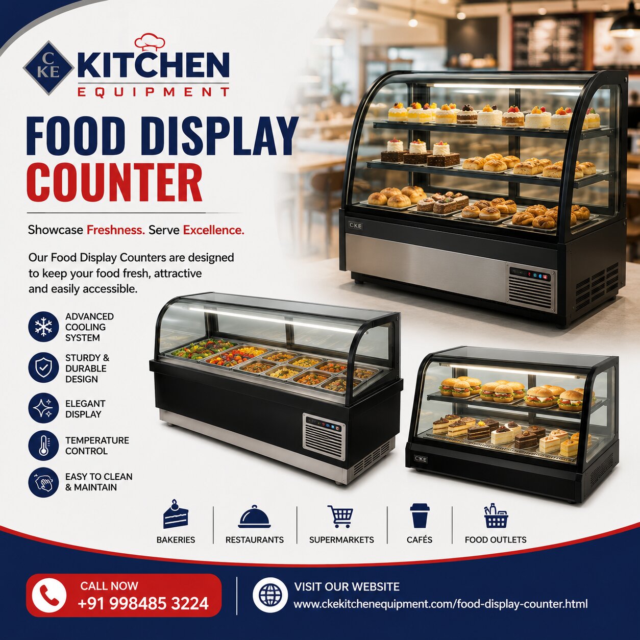 Food Display Counter Manufacturers in Kanpur - Bharuch