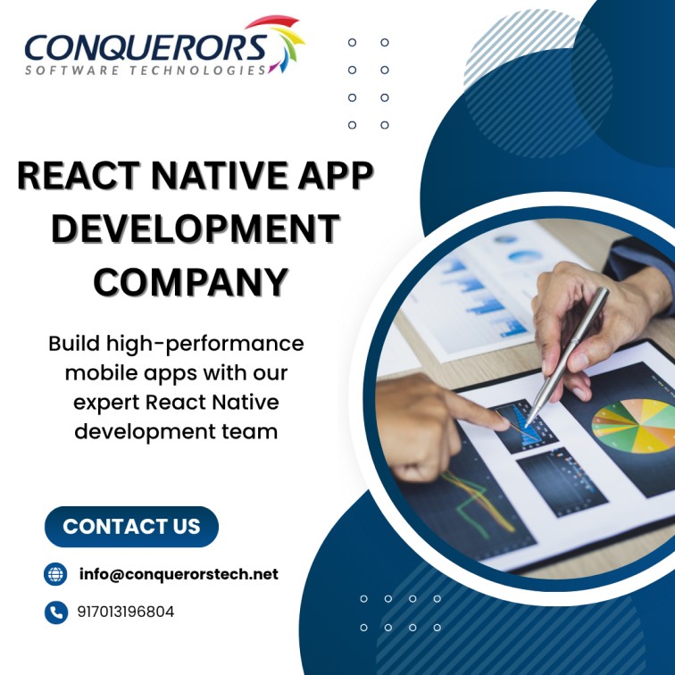 React Native App Development Company |7013196804 | Conquerors tech - Hyderabad