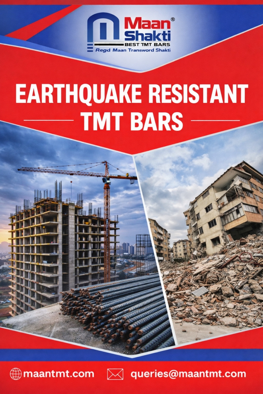 Earthquake Resistant TMT Bars in Kolkata - Maan Shakti - Kolkata