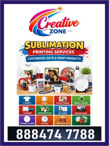Mug Printing – Keychains | T-Shirt Printing | Contact Creative Zone | 489 - Bangalore