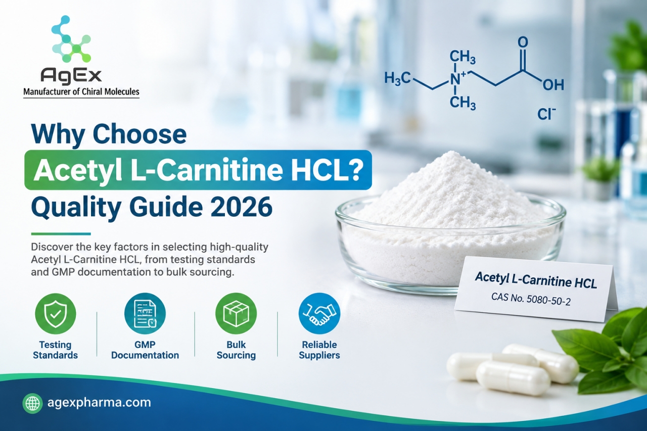 Acetyl L-Carnitine HCL Manufacturer and Bulk Supplier – Agex Pharma - Gurgaon