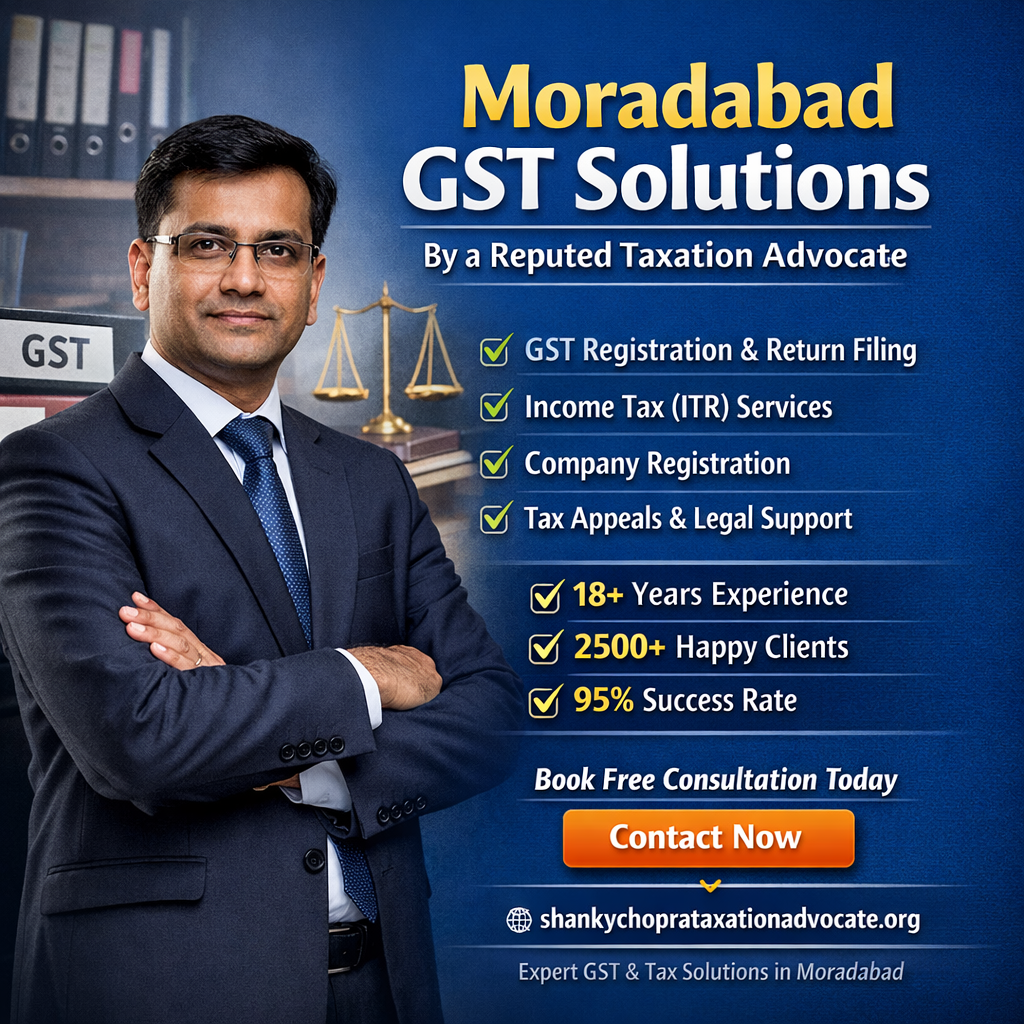 GST Return Filing Provider Moradabad: Why Professionals are important to your business? - Moradabad