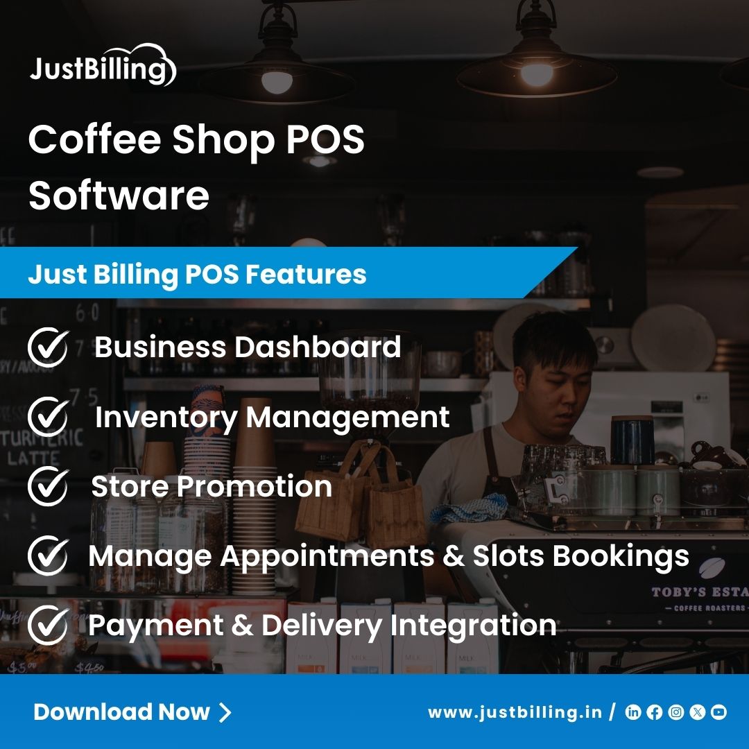 Elevate Your Coffee Shop Experience with Coffee shop POS Software - Hyderabad
