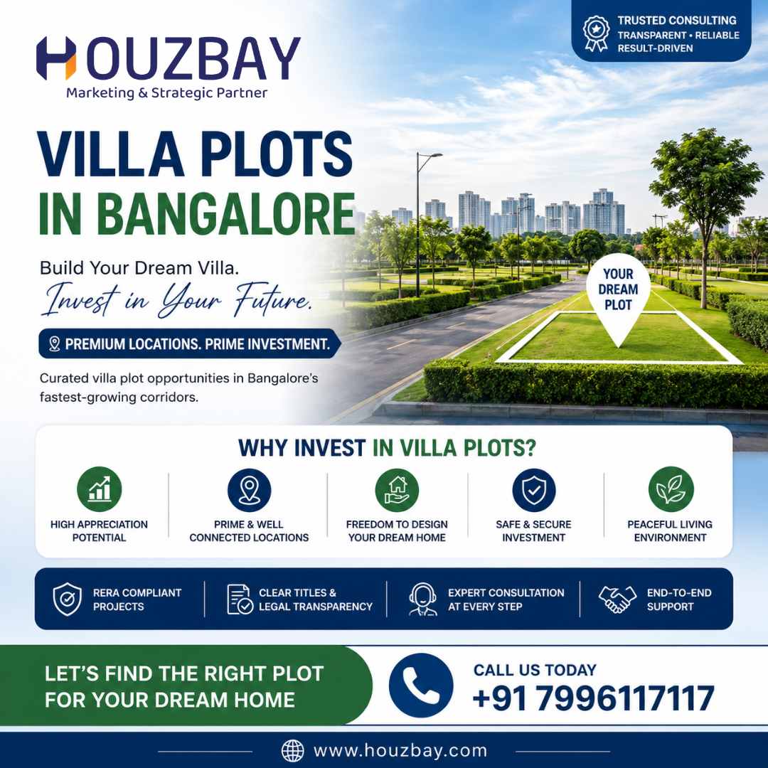 Villa Plots in Bangalore | Real Estate Consulting | Houzbay - Bangalore