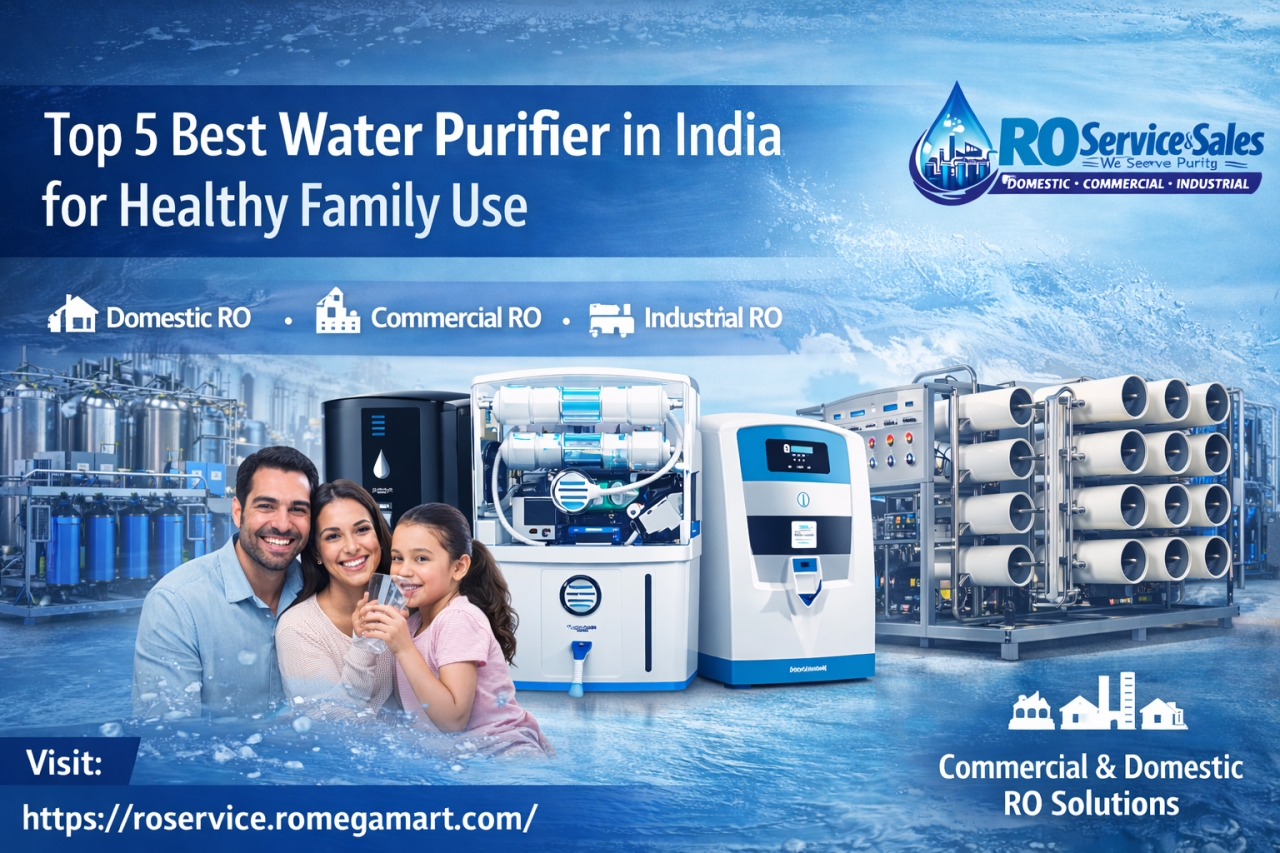 Top 5 best water purifier in india for healthy family use - Gurgaon